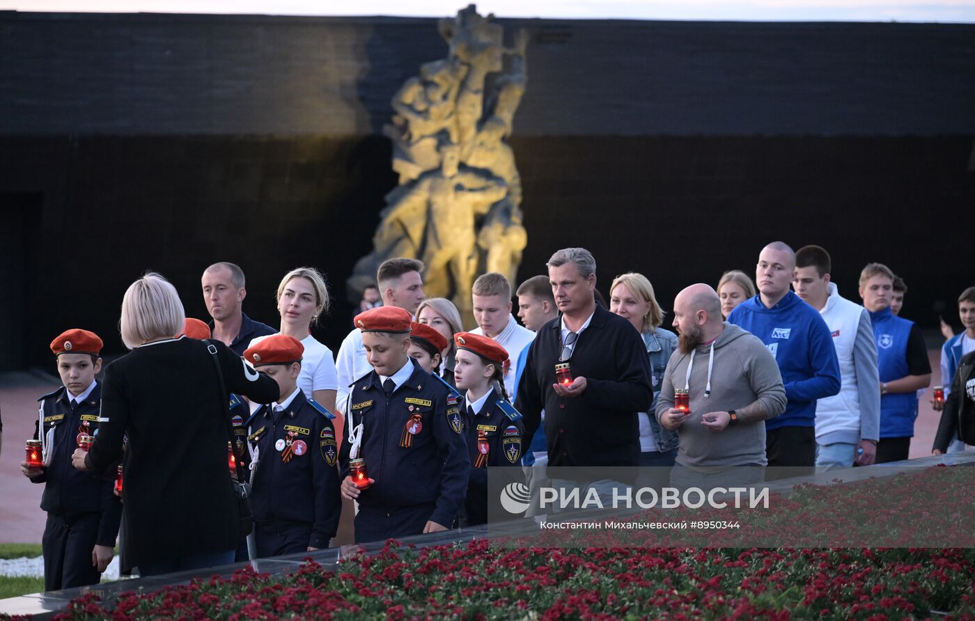 Акция "Огненные картины войны"