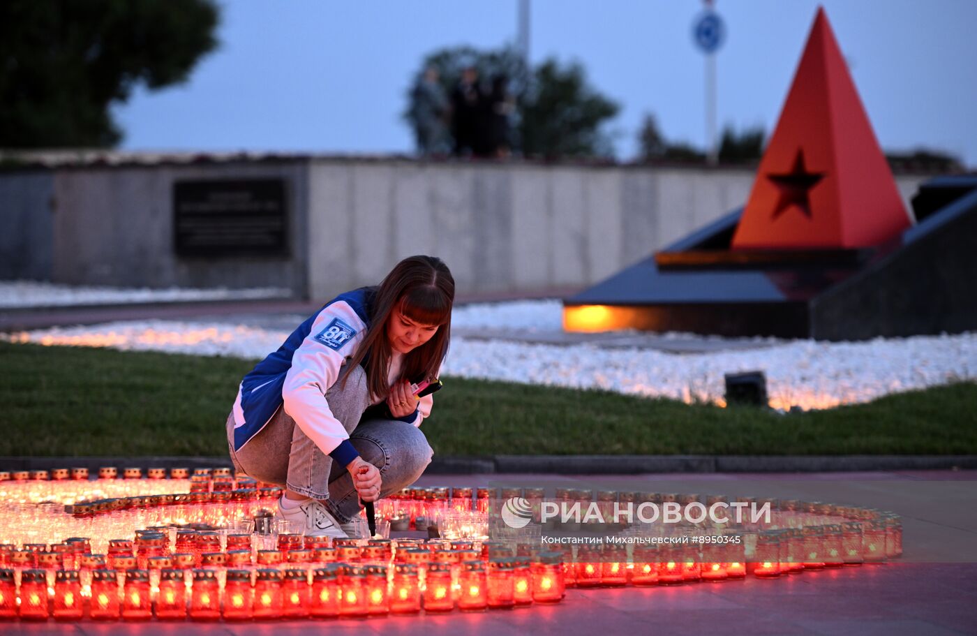Акция "Огненные картины войны"