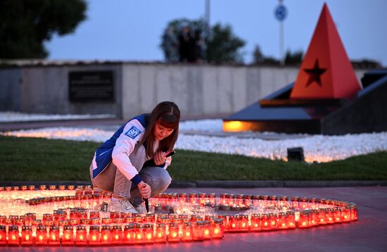 Акция "Огненные картины войны"