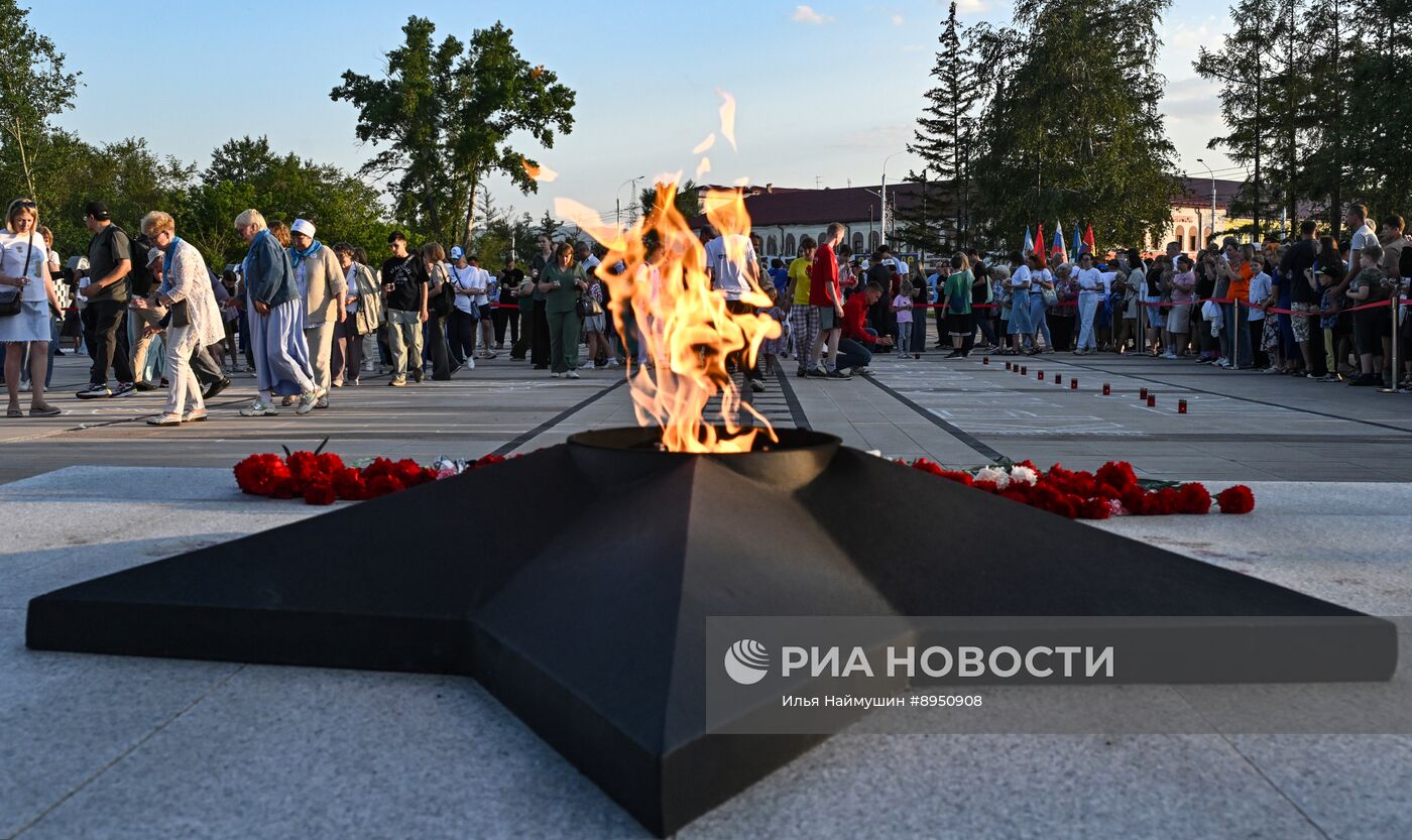 Мероприятия в России в День памяти и скорби