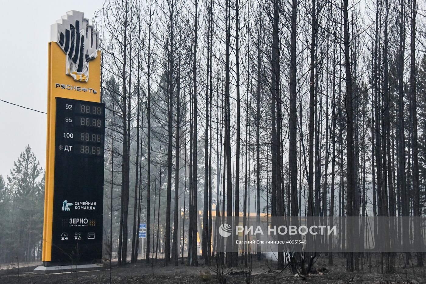 Природные пожары в Забайкальском крае