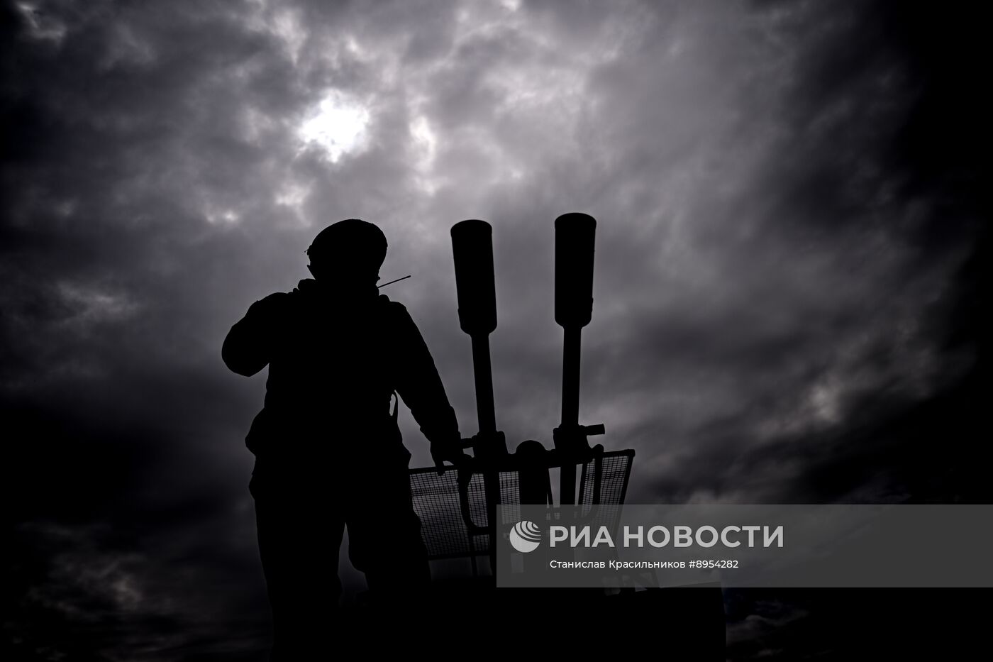 Боевое слаживание экипажа бронепоезда "Енисей" группировки войск "Центр"