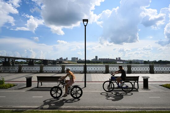 Лето в Новосибирске