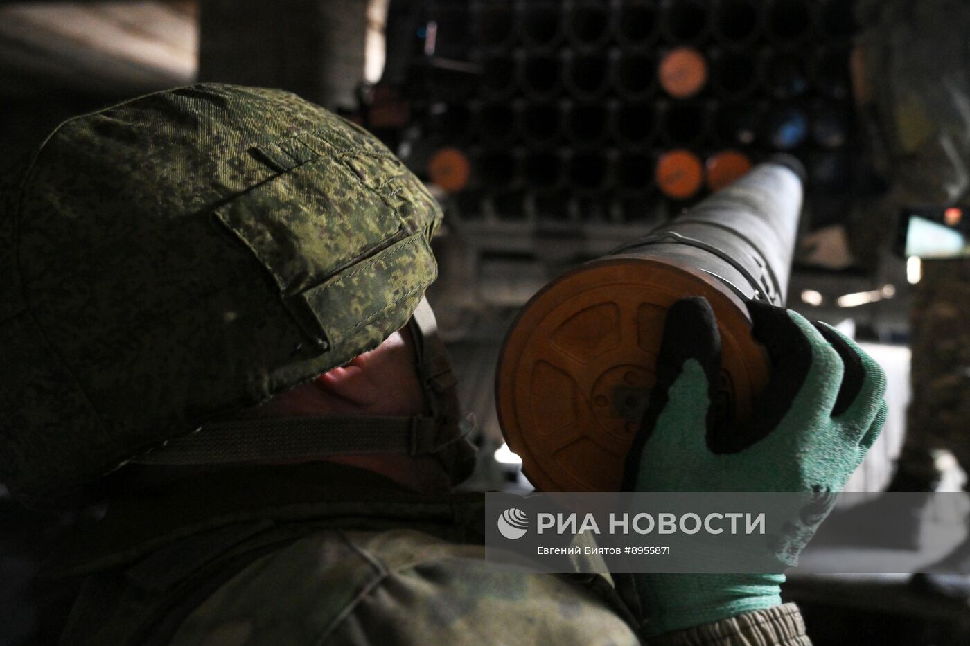 Боевая работа расчета РСЗО "Град" группировки войск "Центр" на Красноармейском направлении СВО