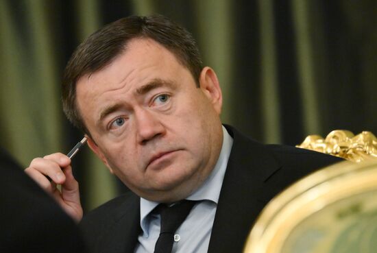 Встреча президента РФ Владимира Путина и президента Киргизии Садыра Жапарова