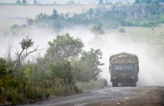Боевая работа артиллеристов группировки войск "Центр" на Красноармейском направлении СВО