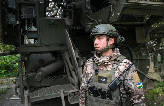 Боевая работа артиллеристов группировки войск "Центр" на Красноармейском направлении СВО