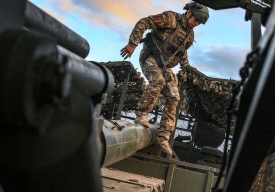 Боевая работа артиллеристов группировки войск "Центр" на Красноармейском направлении СВО