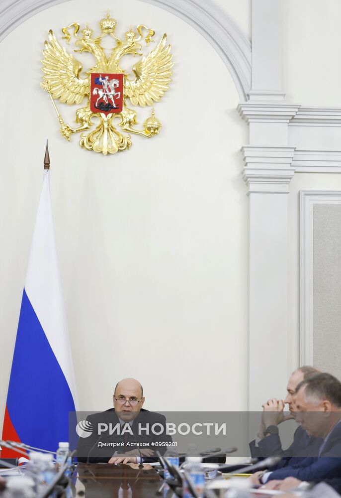 Премьер-министр РФ Михаил Мишустин провел оперативное совещание с вице-премьерами