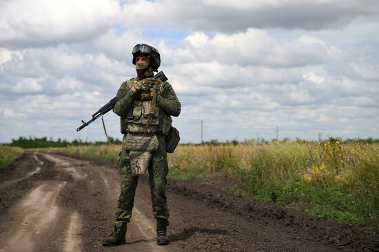 Связисты группировки войск "Центр" в ДНР