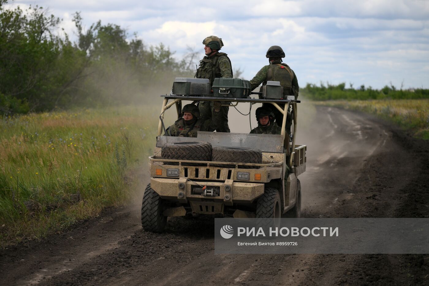 Связисты группировки войск "Центр" в ДНР