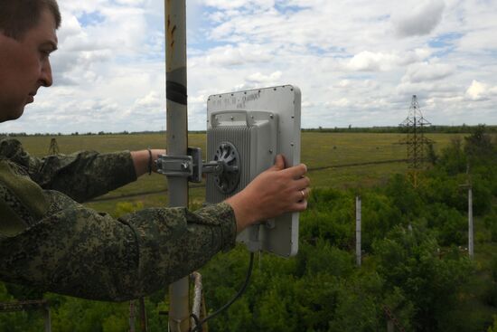 Связисты группировки войск "Центр" в ДНР
