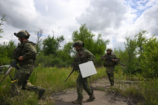 Связисты группировки войск "Центр" в ДНР