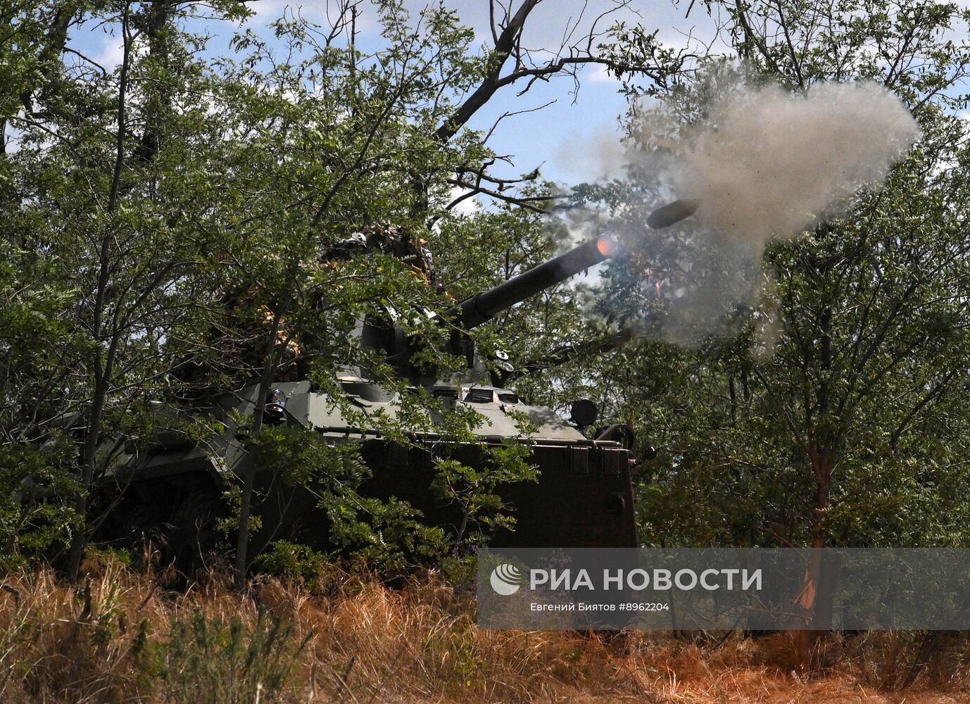 Боевая подготовка артиллеристов группировки войск "Центр"