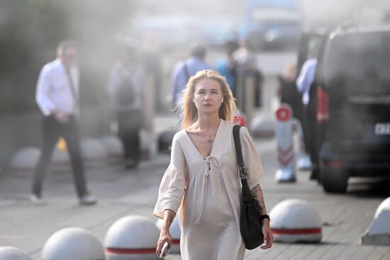 Аномальная жара в Москве