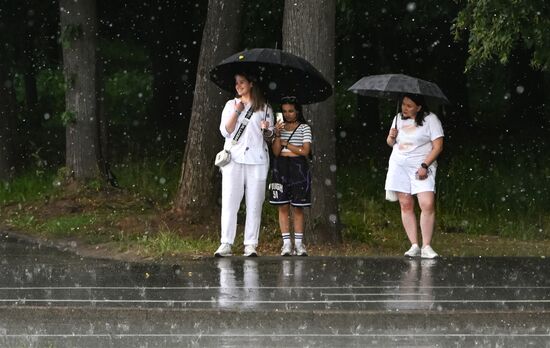 Дождь в Москве