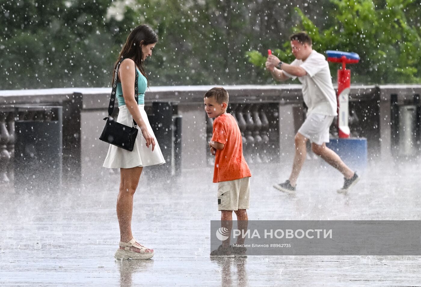 Дождь в Москве