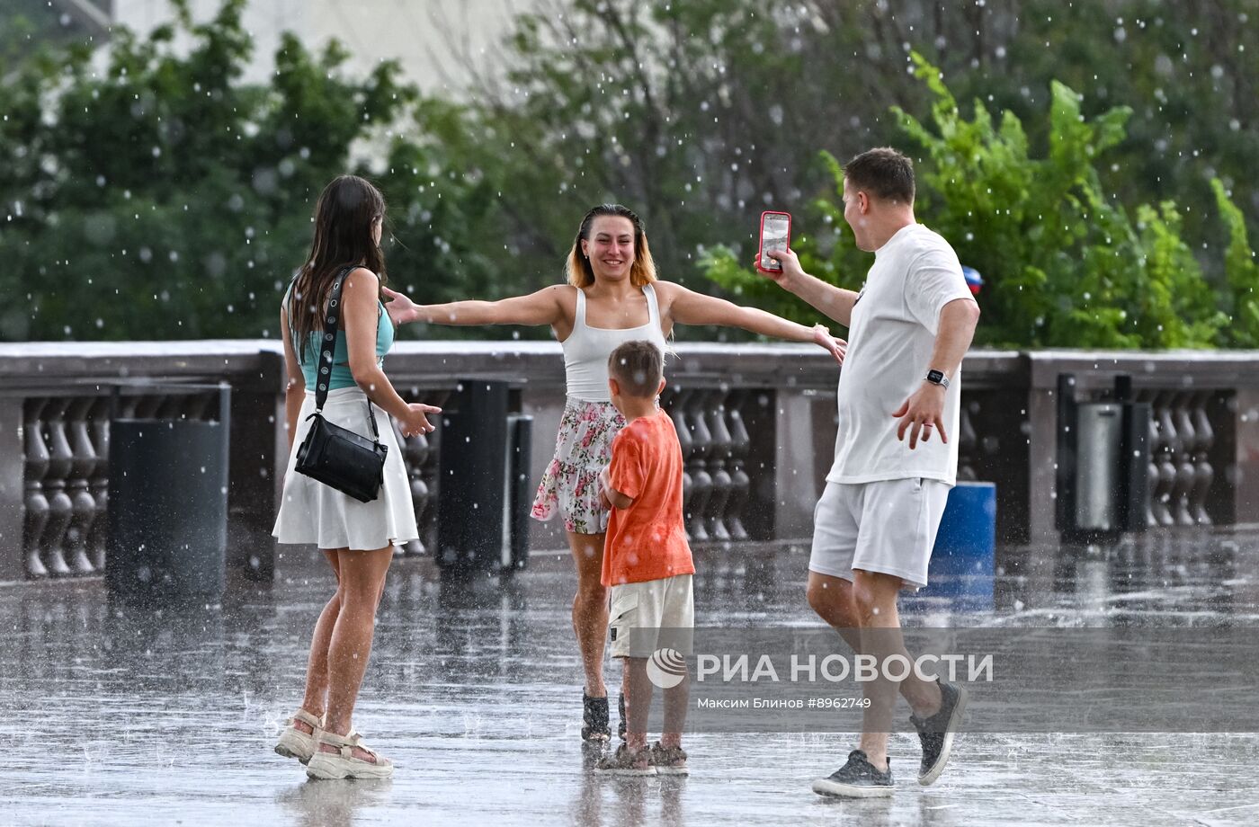 Дождь в Москве