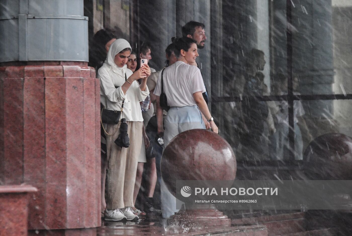 Дождь в Москве