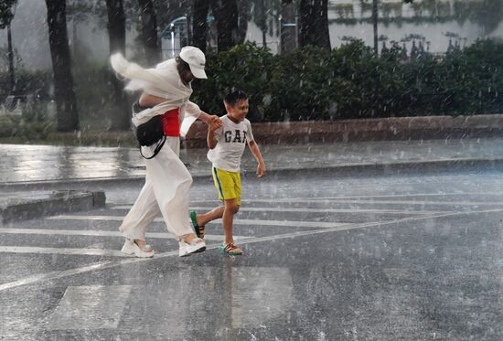 Дождь в Москве
