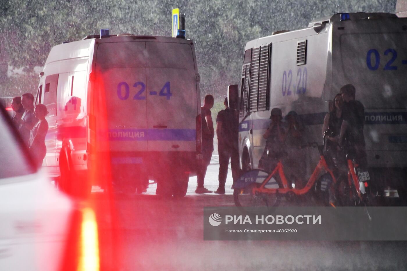 Дождь в Москве