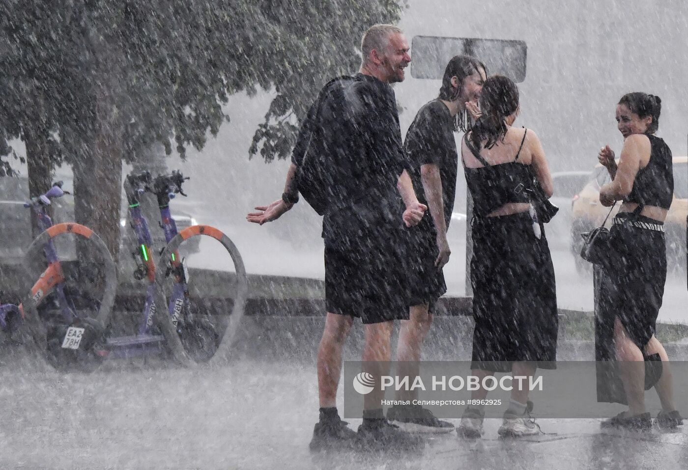 Дождь в Москве