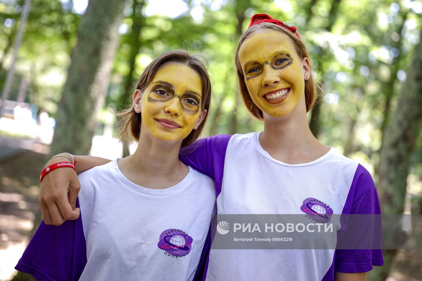 Празднование 65-летия со дня основания Всероссийского детского центра "Орленок" в Краснодарском крае