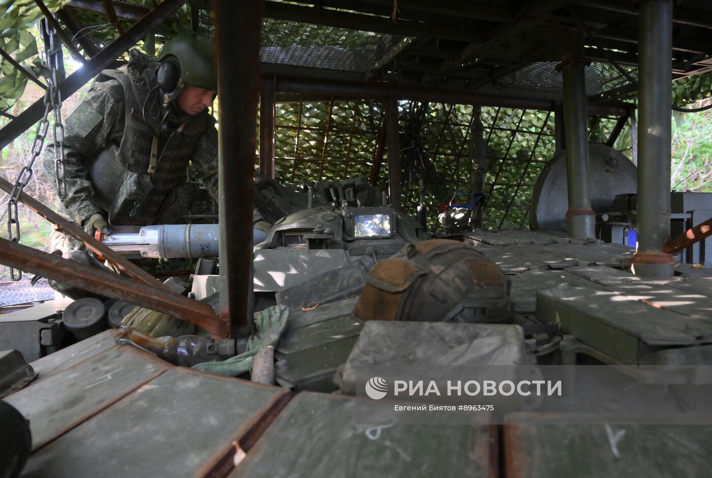 Боевая работа танкистов группировки войск "Центр" в зоне СВО