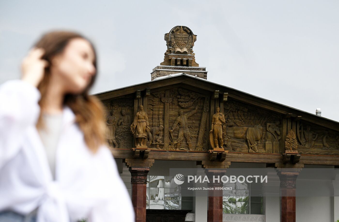 Открытие павильона №67 "Карелия" после реставрации на ВДНХ