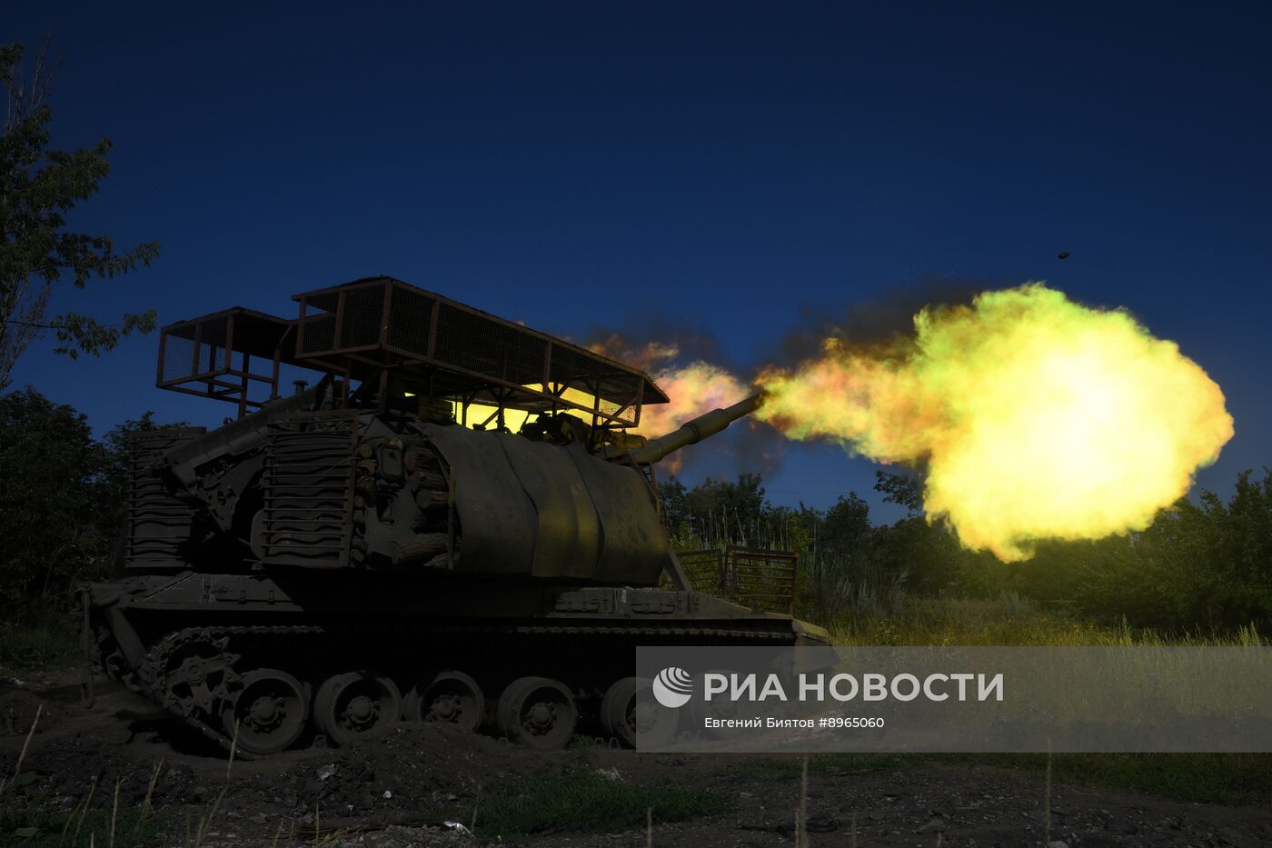 Боевая работа артиллеристов группировки войск "Центр" на Красноармейском направлении