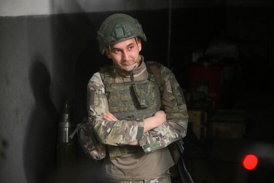 Боевая работа артиллеристов группировки войск "Центр" на Красноармейском направлении