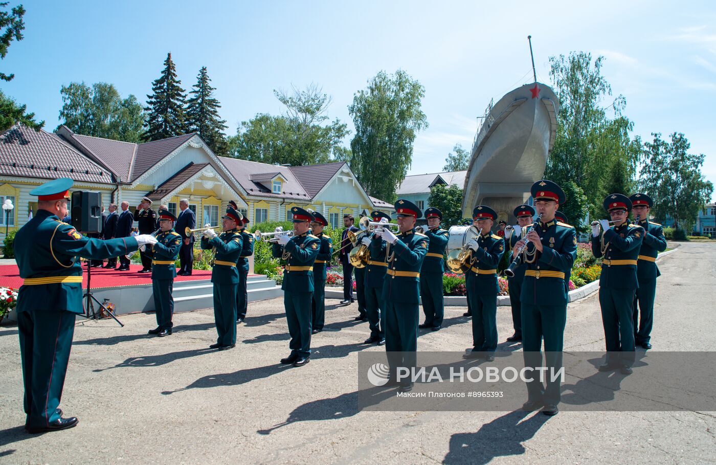 Церемония вручения АО "Зеленодольский завод им. Горького" Ордена "За доблестный труд" 