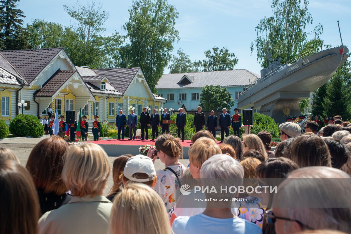 Церемония вручения АО "Зеленодольский завод им. Горького" Ордена "За доблестный труд" 