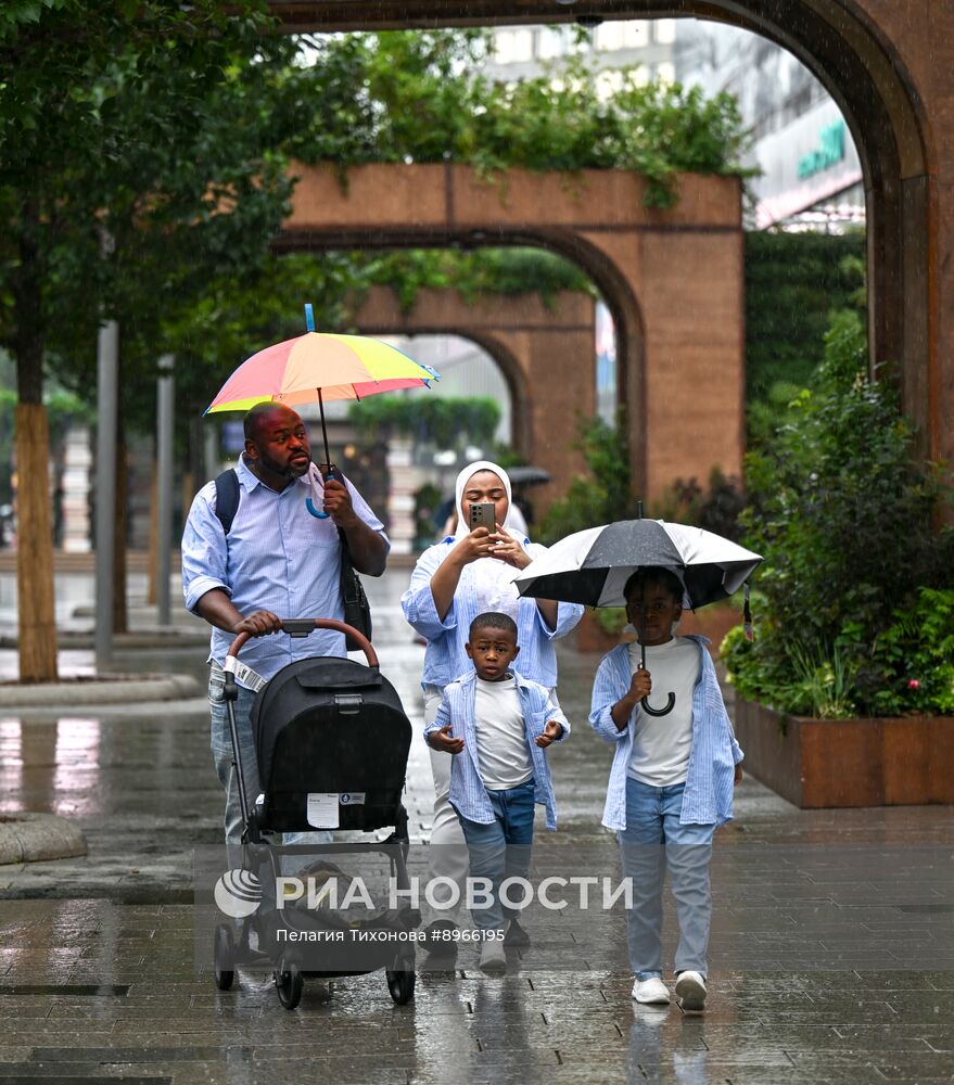 Дождь в Москве