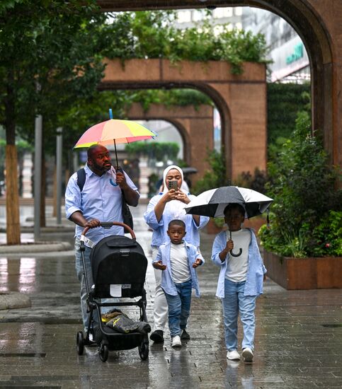 Дождь в Москве