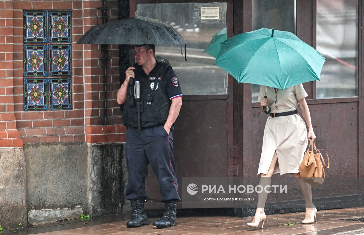 Дождь в Москве