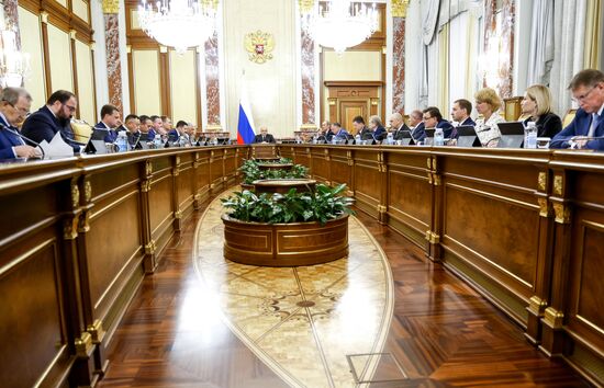 Премьер-министр Михаил Мишустин провел заседание правительства РФ