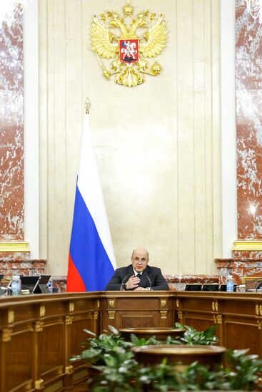 Премьер-министр Михаил Мишустин провел заседание правительства РФ