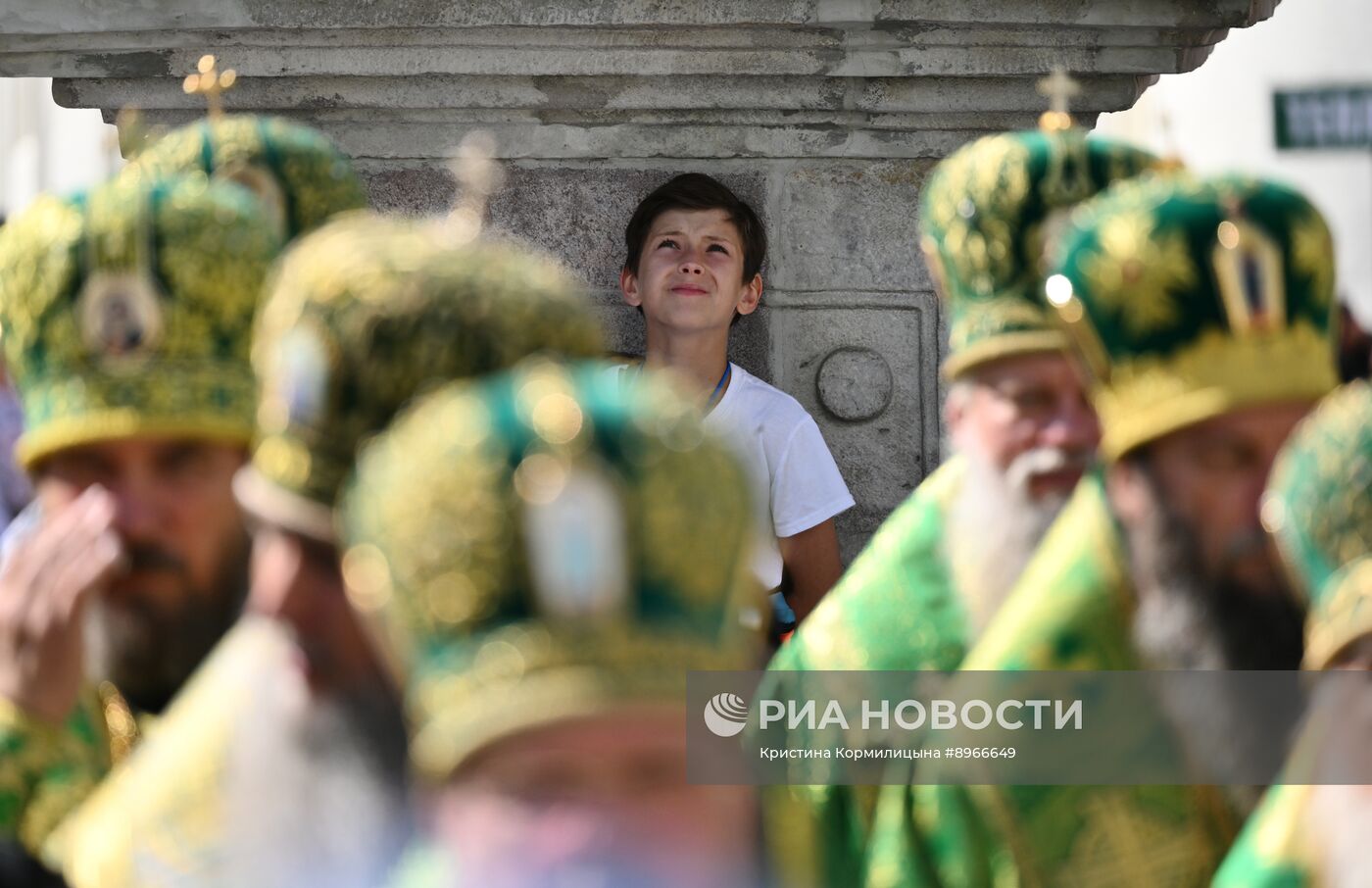 Патриарх Кирилл совершил праздничную литургию в Троице-Сергиевой лавре