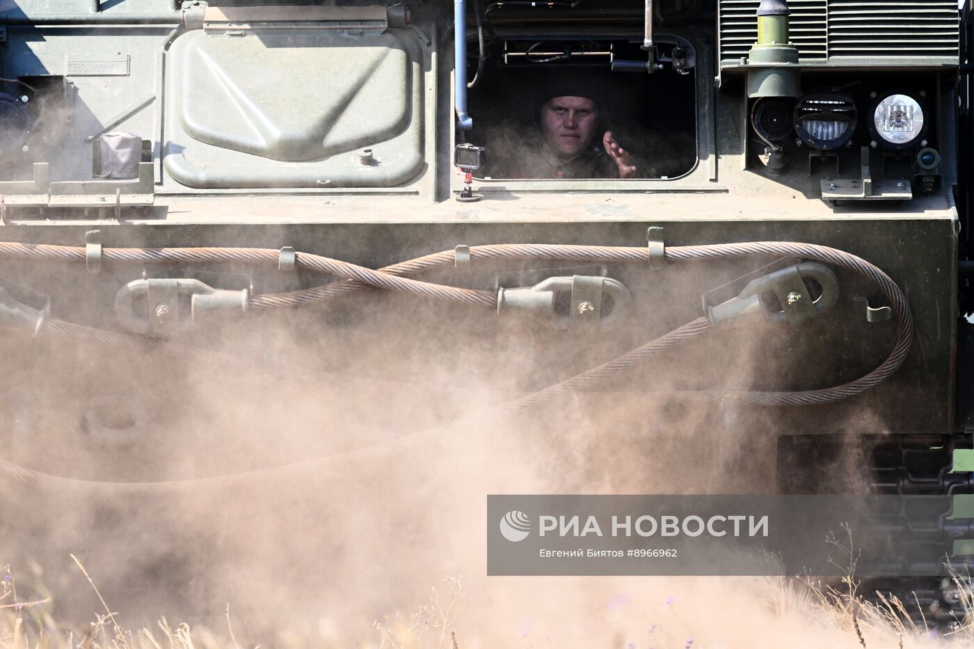 Дежурство расчета ЗРК "Тор-М2" группировки войск "Центр" в ДНР