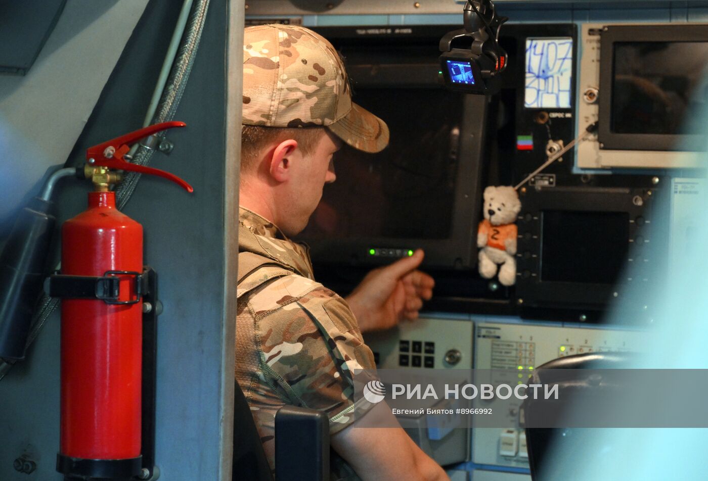 Дежурство расчета ЗРК "Тор-М2" группировки войск "Центр" в ДНР