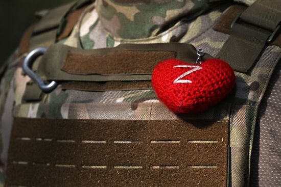 Дежурство расчета ЗРК "Тор-М2" группировки войск "Центр" в ДНР