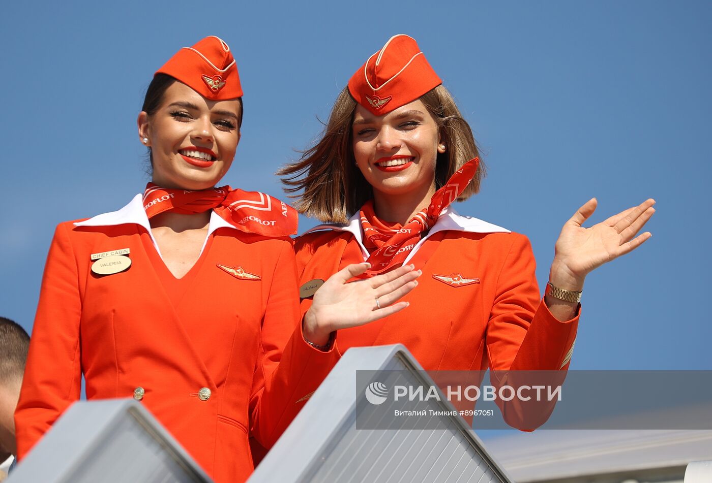 Прибытие первого рейса в аэропорт Геленджика после возобновления работы 