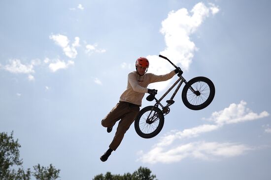 Соревнования в дисциплине BMX-freestyle в Краснодаре