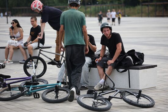 Соревнования в дисциплине BMX-freestyle в Краснодаре