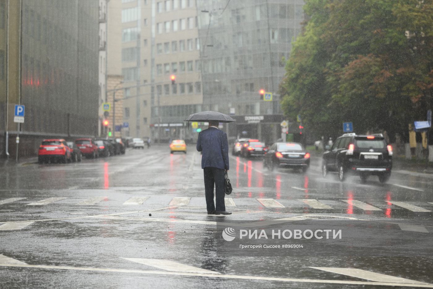 Дождь в Москве