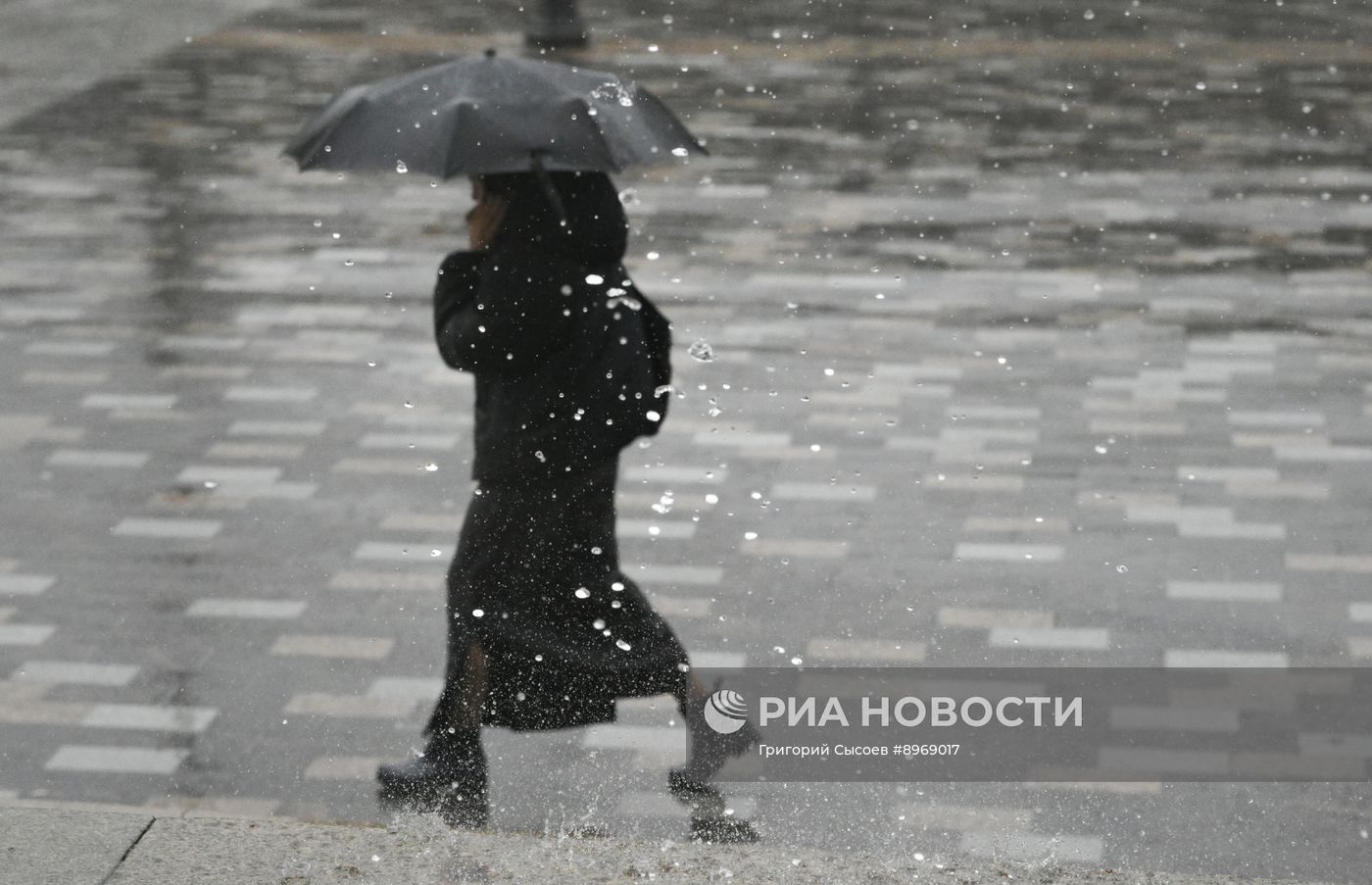 Дождь в Москве