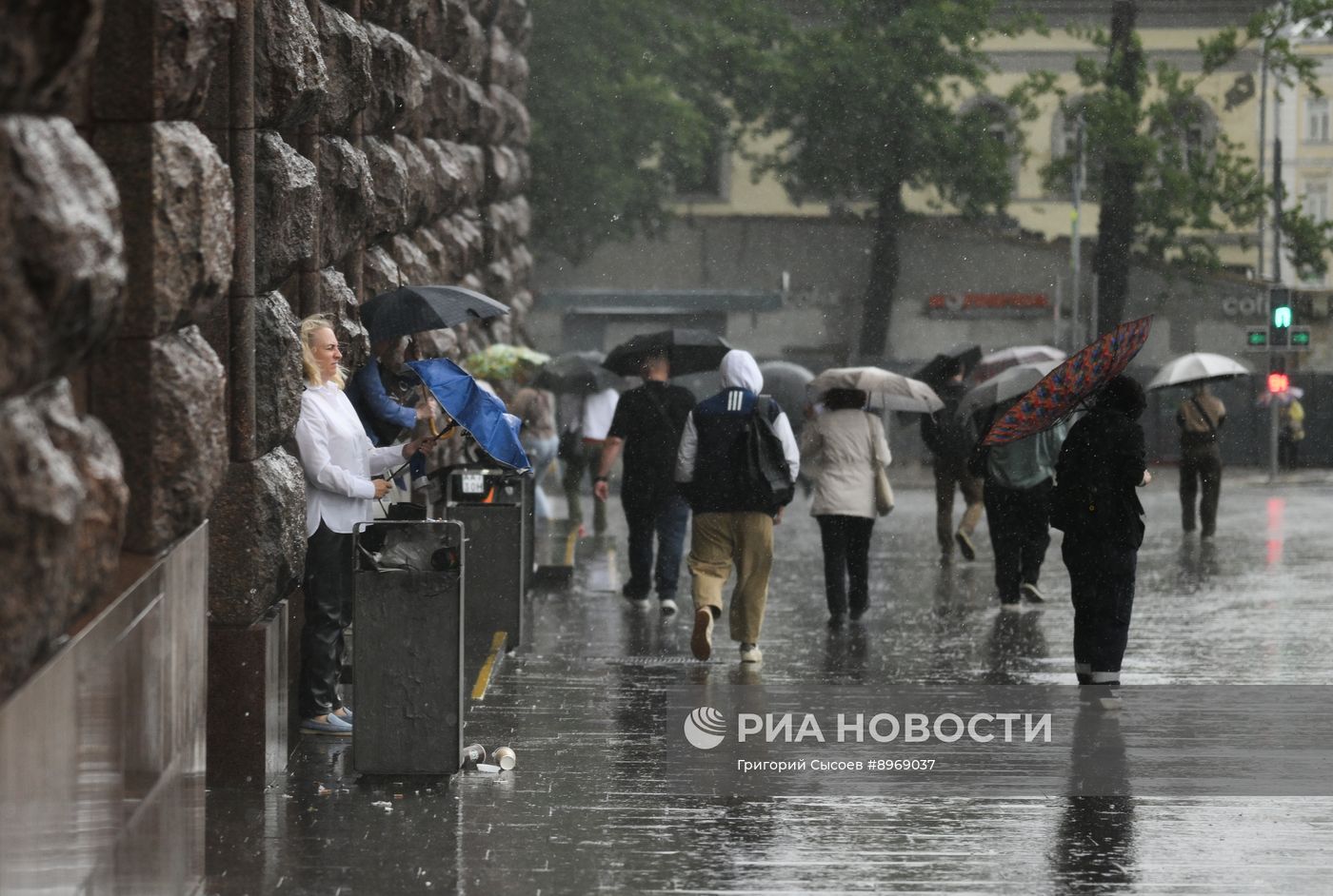 Дождь в Москве