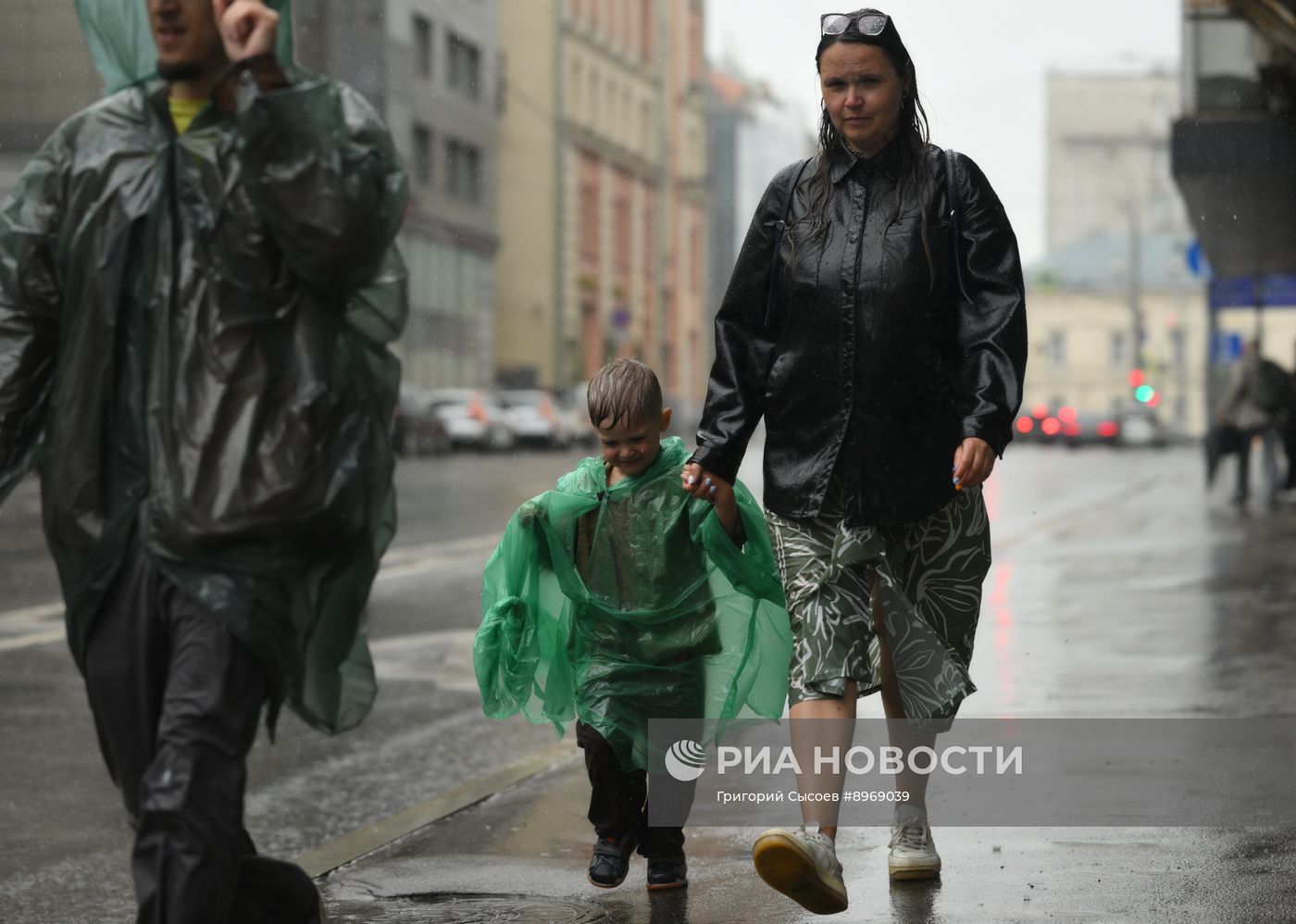Дождь в Москве