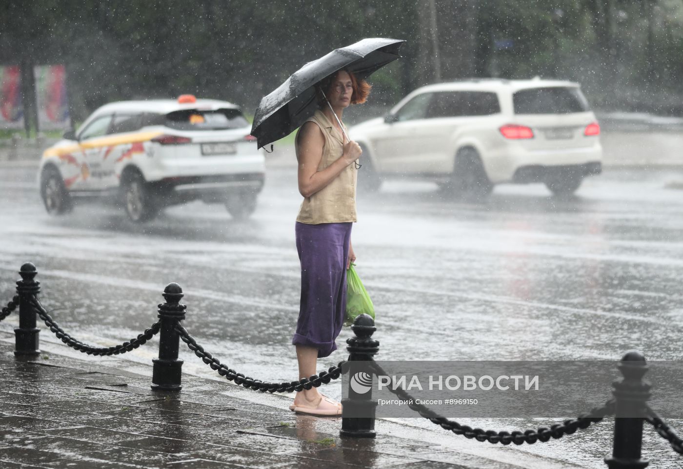 Дождь в Москве